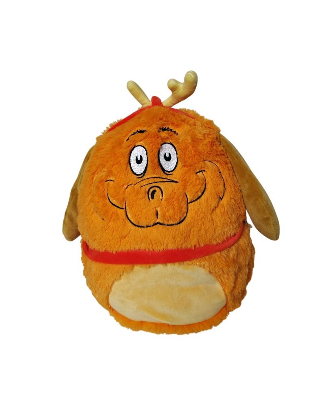Dr. Seuss The Grinch Fuzz A Mallows Max Plush Toy 12" Orange Dog Christmas Gift